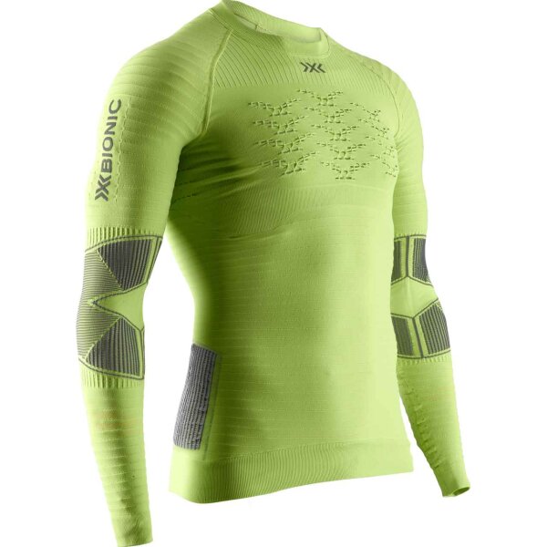 X-BIONIC® EFFEKTOR 4.0 RUNNING SHIRT LG SL MEN E030 EFFEKTOR GREEN/ANTHRACITE M