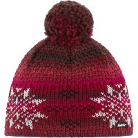 Eisb&auml;r Ike Pompon M&Uuml; rotbraun-white-schwarz