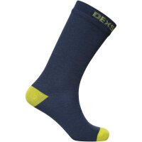 Dexshell Ultra Thin Crew Sock - Navy/Lime - L