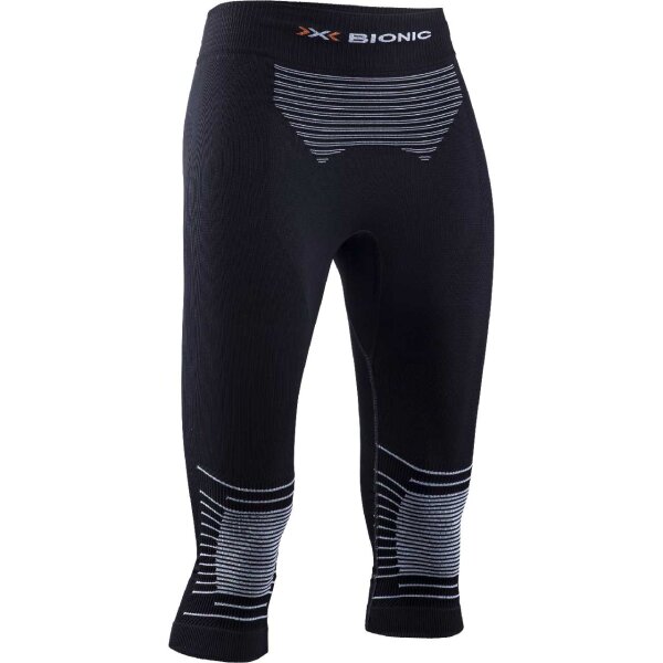 X-BIONIC® ENERGIZER 4.0 PANTS 3/4 WMN OPAL BLACK/ARCTIC WHITE SIZE XL