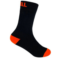 Dexshell Childrens Ultra Thin Socks - Black/Orange - M