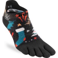 Injinji  WOMENS RUN LIGHTWEIGHT NO-SHOW SPECTRUM CHEER XS/S