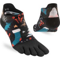 Injinji  WOMENS RUN LIGHTWEIGHT NO-SHOW SPECTRUM CHEER M/L