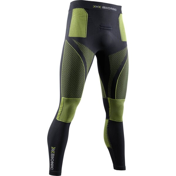 X-BIONIC® ENERGY ACCUMULATOR 4.0 PANTS MEN CHARCOAL/YELLOW SIZE XXL