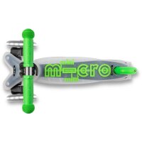 Micro Mobility mini micro deluxe flux LED neon green