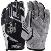 Wilson AD NFL STRETCH FIT REC GLV SILVER