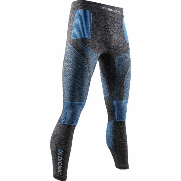 X-BIONIC® ENERGY ACCUMULATOR 4.0 MELANGE PANTS MEN DARK GREY MELANGE/BLUE SIZE S