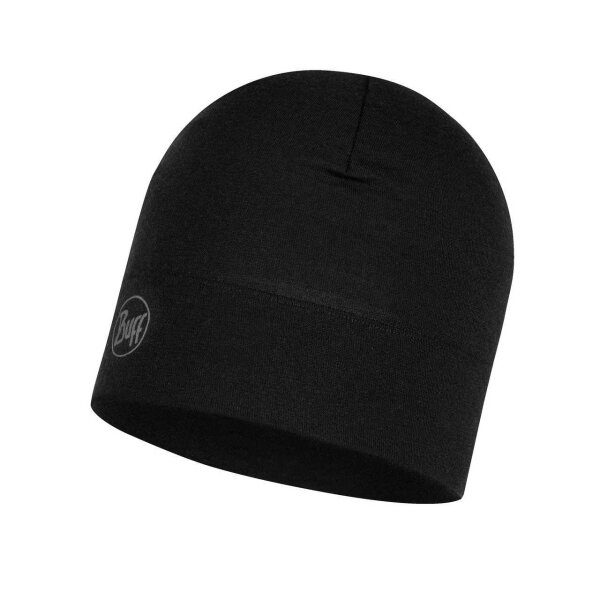 Buff® MERINO MIDWEIGHT BEANIE SOLID BLACK