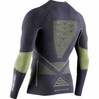 X-BIONIC® ENERGY ACCUMULATOR 4.0 SHIRT LG SL MEN CHARCOAL/YELLOW SIZE XXL