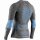 X-BIONIC® ENERGY ACCUMULATOR 4.0 MELANGE SHIRT LG SL MEN DARK GREY MELANGE/BLUE XL