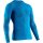 X-BIONIC® ENERGIZER 4.0 SHIRT LG SL MEN TEAL BLUE/ANTHRACITE SIZE XL