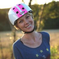 MELON HELM URBAN ACTIVE DOUBLE PINK WHITE G.XXS-S