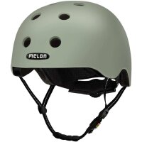 Melon Helm Posh New York, grau matt, Gr. XL-XXL (58-63 cm)
