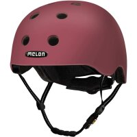 Melon Helm Posh Paris, rot matt, Gr. M-L (52-58 cm)
