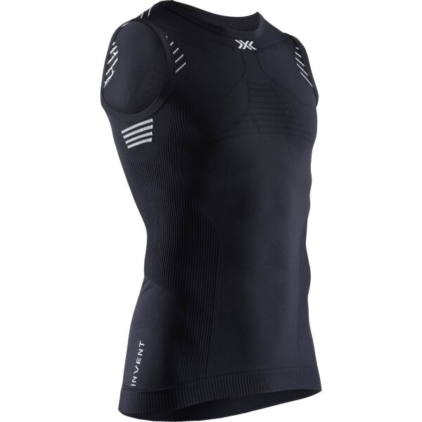 X-BIONIC® INVENT 4.0 LT SINGLET MEN OPAL BLACK/ARCTIC WHITE M
