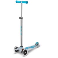 Micro Mobility maxi micro deluxe flux LED aqua