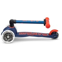 Micro Mobility mini micro deluxe foldable LED navy blue