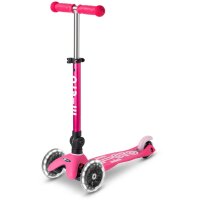 Micro Mobility mini micro deluxe foldable LED pink