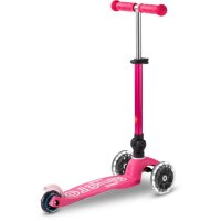 Micro Mobility mini micro deluxe foldable LED pink