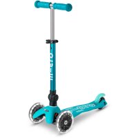 Micro Mobility mini micro deluxe foldable LED aqua