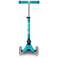 Micro Mobility mini micro deluxe foldable LED aqua