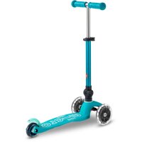 Micro Mobility mini micro deluxe foldable LED aqua