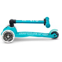 Micro Mobility mini micro deluxe foldable LED aqua