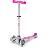 Micro Mobility mini micro deluxe flux LED neon pink