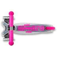 Micro Mobility mini micro deluxe flux LED neon pink