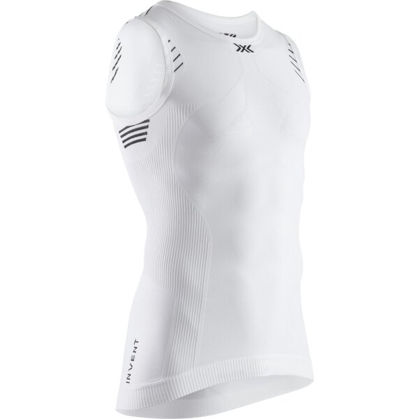 X-BIONIC® INVENT 4.0 LT SINGLET MEN ARCTIC WHITE/OPAL BLACK S
