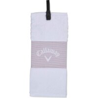 Callaway TW CG TRIFOLD TOWEL MAUVE/WHT 23