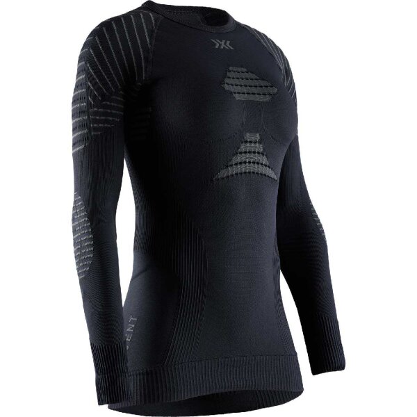 X-BIONIC® INVENT 4.0 SHIRT LG SL WMN B036 BLACK/CHARCOAL XS