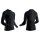 X-BIONIC® INVENT 4.0 RUNNING SHIRT LG SL MEN BLACK/CHARCOAL SIZE L