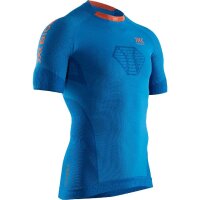 X-BIONIC® INVENT 4.0 RUNNING SHIRT SH SL MEN TEAL BLUE/KURKUMA ORANGE XL