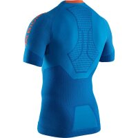 X-BIONIC® INVENT 4.0 RUNNING SHIRT SH SL MEN TEAL BLUE/KURKUMA ORANGE XL