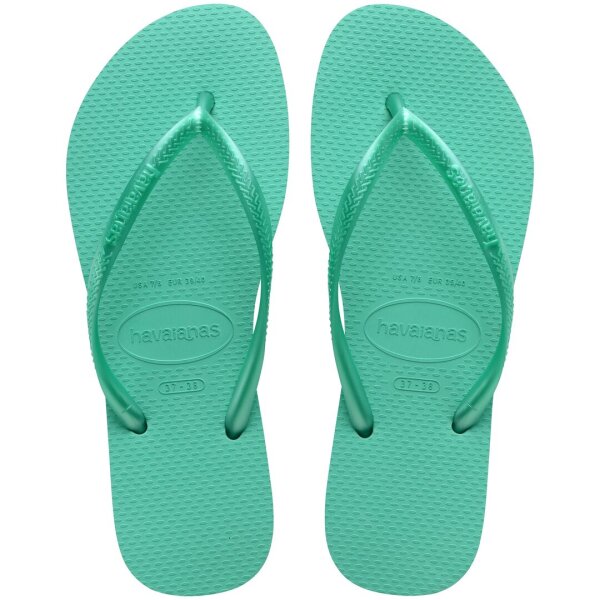 HAVAIANAS SLIM METALLIC VIRTUAL GREEN 33/34