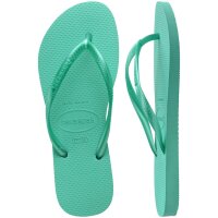 HAVAIANAS SLIM METALLIC VIRTUAL GREEN 33/34