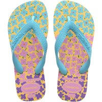 HAVAIANAS KIDS FLORES CAJA YELLOW/BLUE 27/28