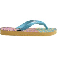 HAVAIANAS KIDS FLORES CAJA YELLOW/BLUE 27/28