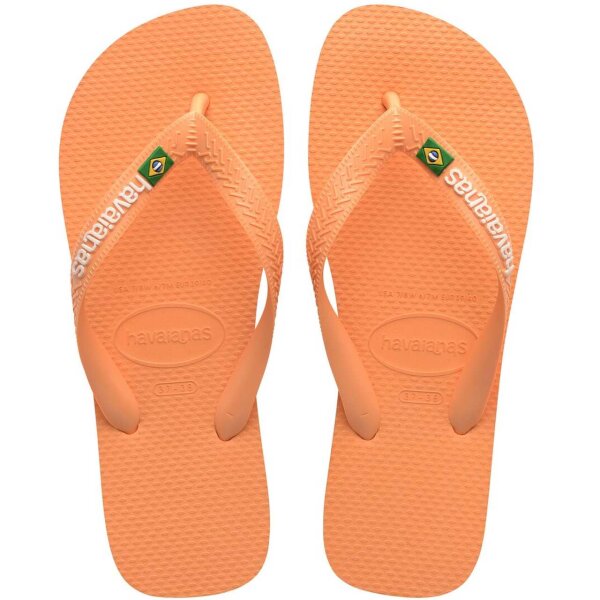 HAVAIANAS BRASIL LOGO PEACH 41/42