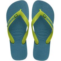 HAVAIANAS BRASIL LOGO AMAZONITE BLUE 41/42