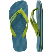 HAVAIANAS BRASIL LOGO AMAZONITE BLUE 45/46