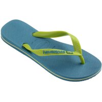 HAVAIANAS BRASIL LOGO AMAZONITE BLUE 45/46