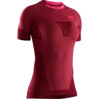 X-BIONIC® INVENT 4.0 RUNNING SHIRT SH SL WMN NAMIB RED/NEON FLAMINGO S
