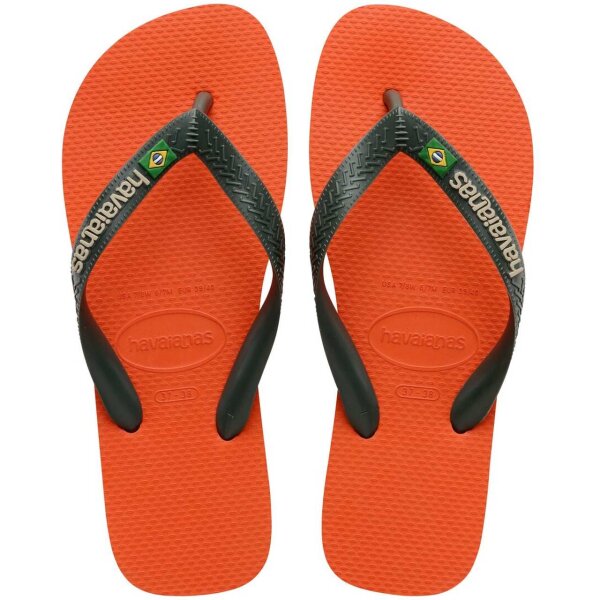 HAVAIANAS BRASIL LOGO SUNSET ORANGE 43/44