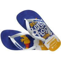 HAVAIANAS SIMPSONS WHITE/WHITE/BLUE STAR/BLUE STAR 43/44