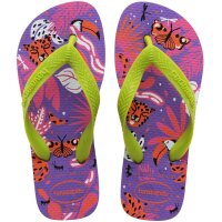 HAVAIANAS KIDS TOP FASHION LEMON GREEN/DARK PURPLE EU: 29/30