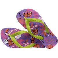HAVAIANAS KIDS TOP FASHION LEMON GREEN/DARK PURPLE EU: 29/30