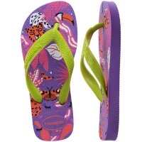 HAVAIANAS KIDS TOP FASHION LEMON GREEN/DARK PURPLE EU: 29/30