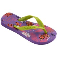 HAVAIANAS KIDS TOP FASHION LEMON GREEN/DARK PURPLE EU: 29/30